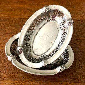 Vintage Silver Catchall Trays